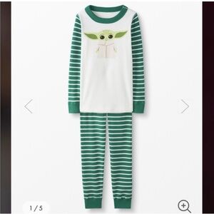 Hanna Andersson Star Wars™ Grogu Long John Pajamas In Organic Cotton - Like New